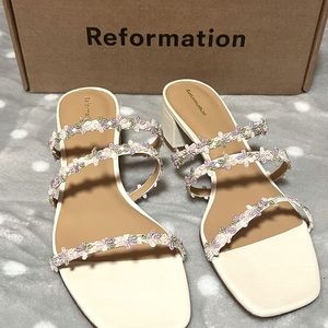 *NEW* REFORMATION Averi Floral Sandal